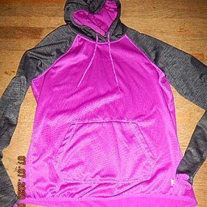 Danskin Now junior's purple/black heather pullover